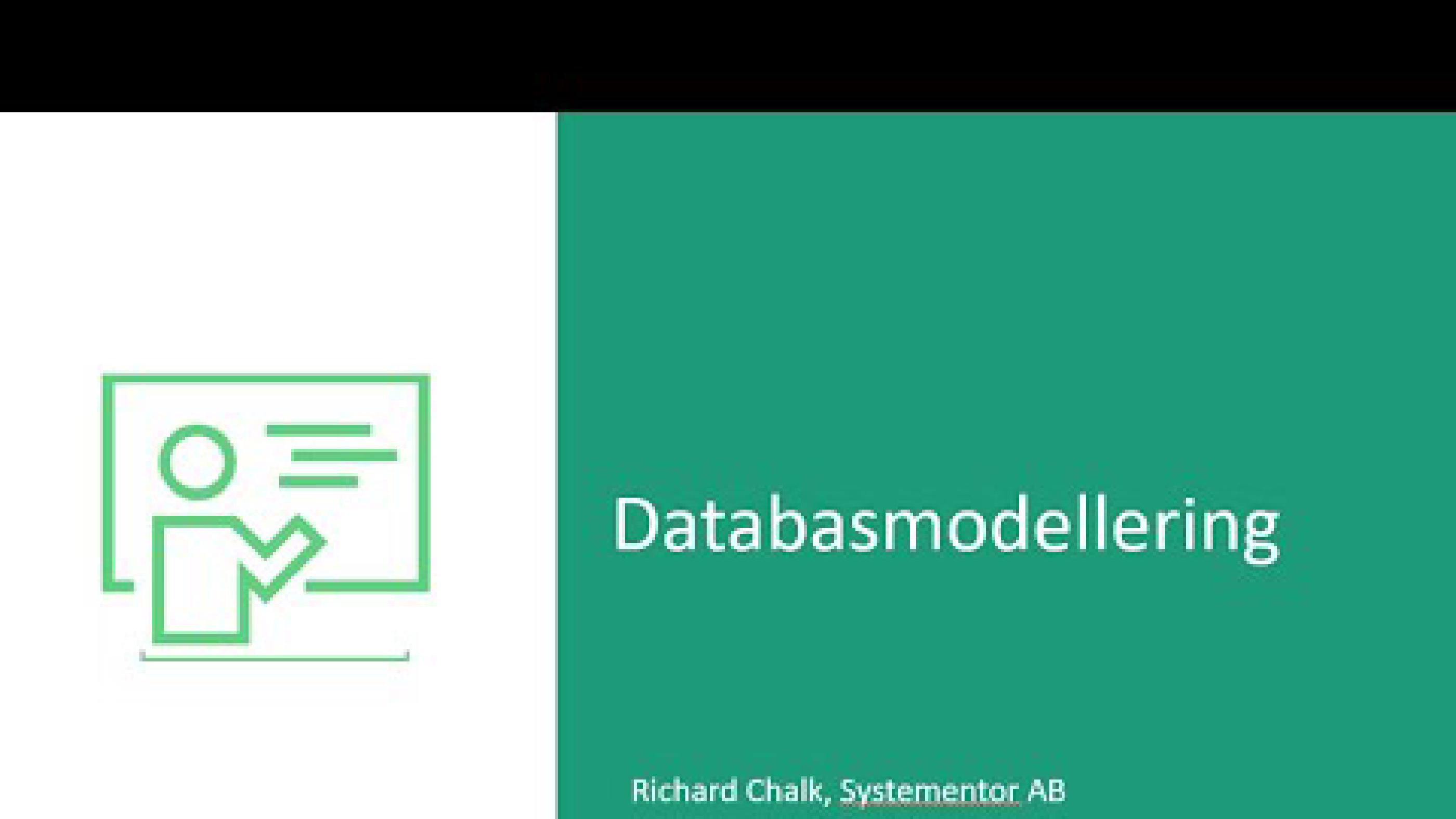 Data Modelling - Intro