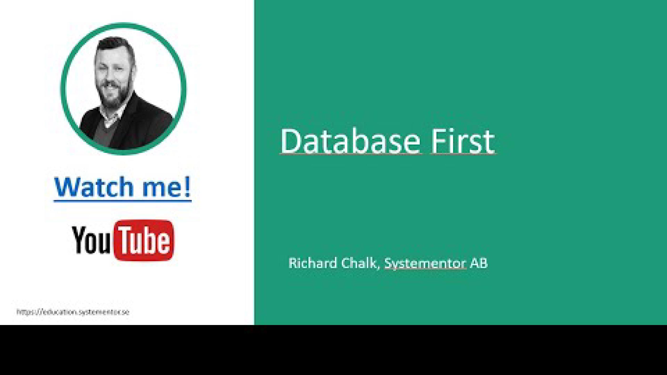 C# - Advanced - Database First