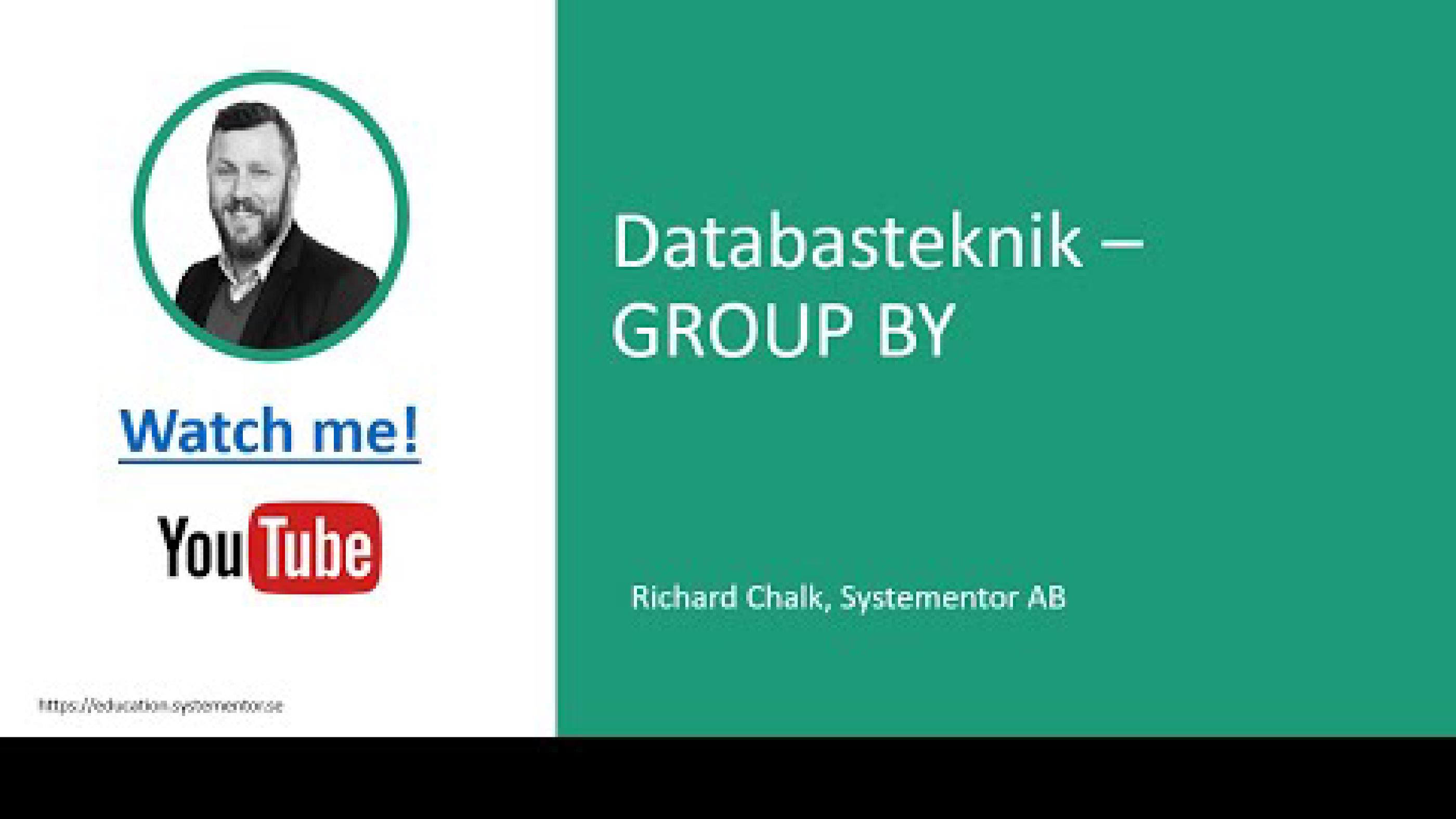 MS SQL Server - GROUP BY